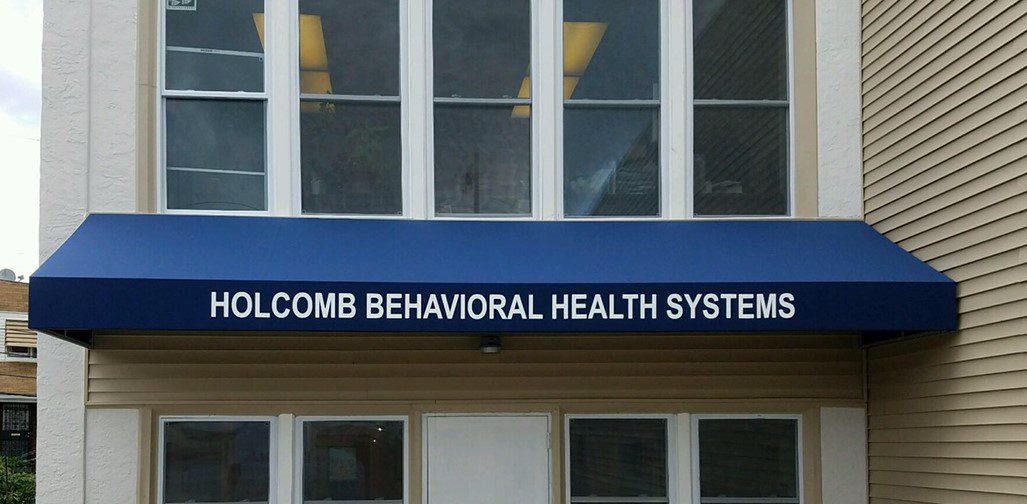 Holcomb Behavioral Health awning